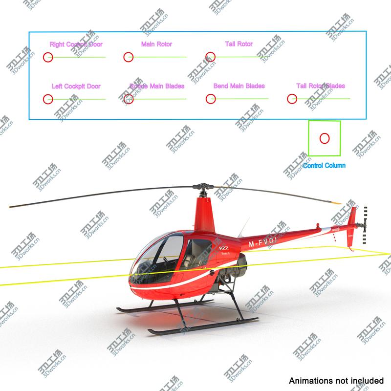 images/goods_img/202105072/Helicopter Robinson R22 Rigged Red/5.jpg
